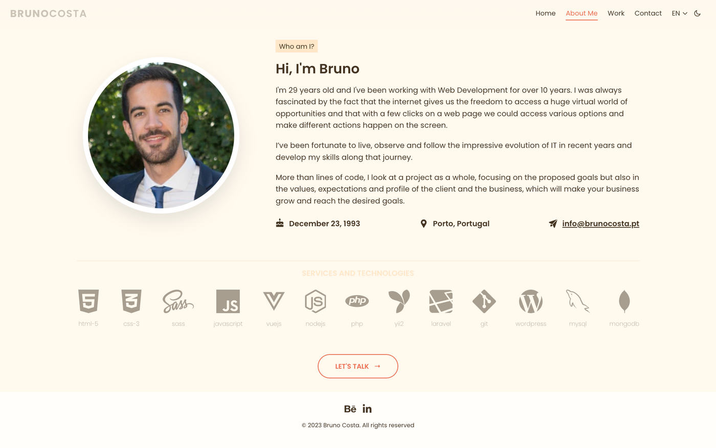 Bruno Costa Website 6